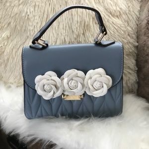 Upcycled Dusty Blue Handbag or CrossBody